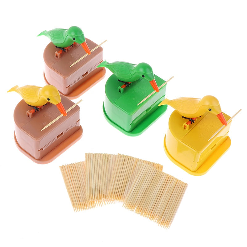 1PCS Toothpick Holder Dispenser Cute Bird Toothpick Dispenser