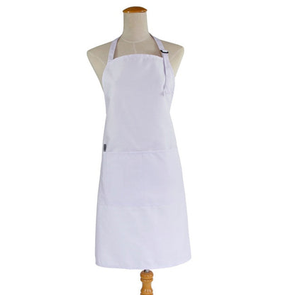 KEFEI New Lady Women White Manufacturer Cleanroom Chef Pattern Cotton Kitchen Apron Custom Pinafore