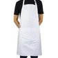 KEFEI New Lady Women White Manufacturer Cleanroom Chef Pattern Cotton Kitchen Apron Custom Pinafore