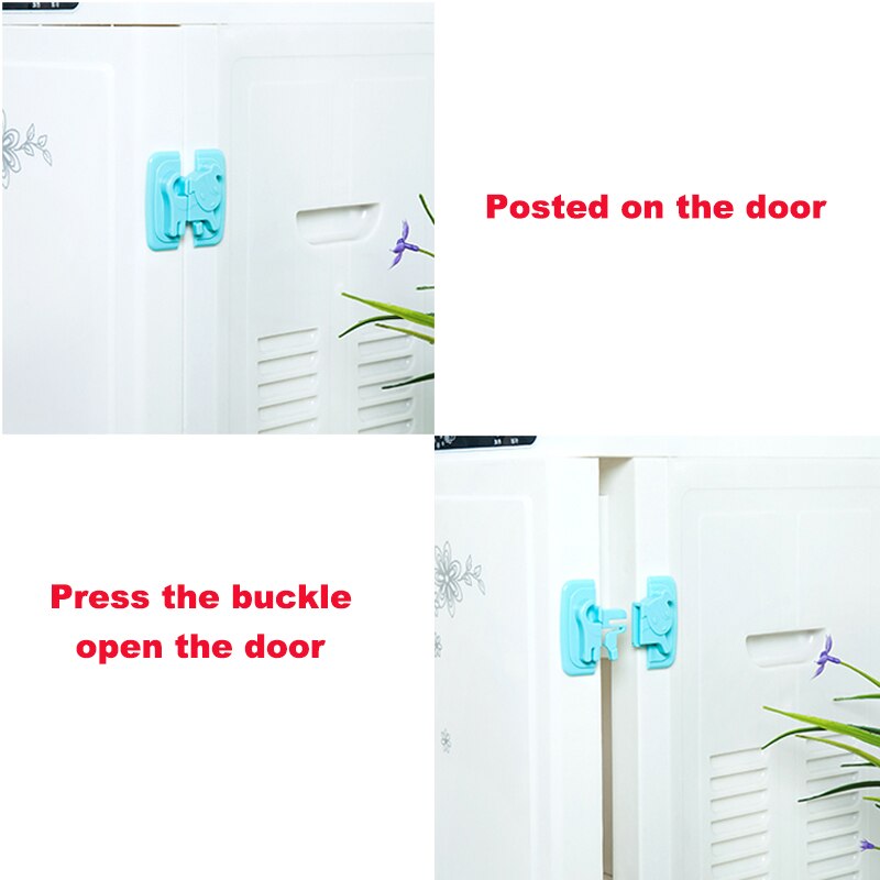 Cabinet Door Refrigerator Toilet Safety Lock For Child Baby Safety