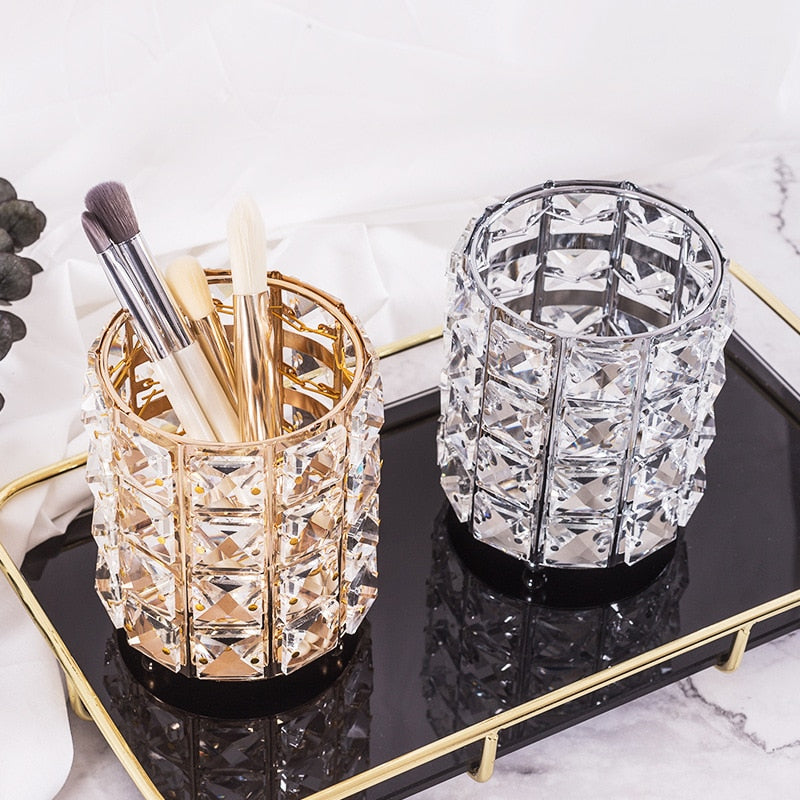 Fashion Women Makeup Brush Tools Holder Bucket