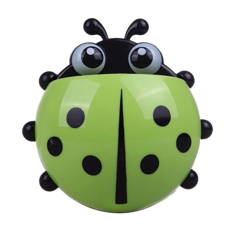 Ladybug Toothpaste Wall Mount Rack