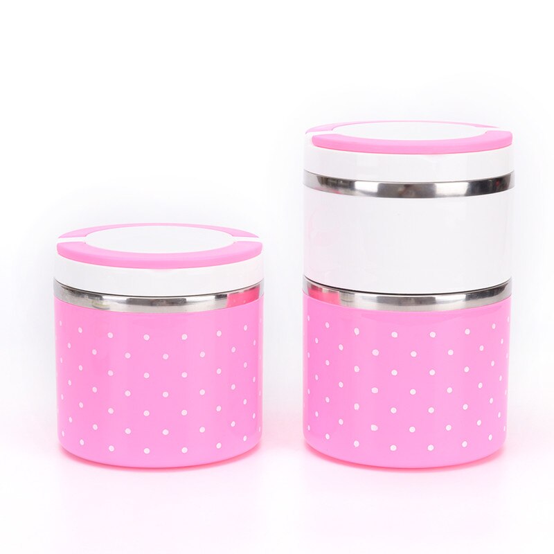 Cute Mini Portable Japanese Bento Box Leak-Proof Stainless Steel Thermal Lunch Boxs