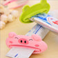 Cartoon Bathroom Dispenser Toothpaste 1pc/lot Lovely Animal Tube Squeezer Easy Squeeze Paste Dispenser Roll Holder 8.8*4cm