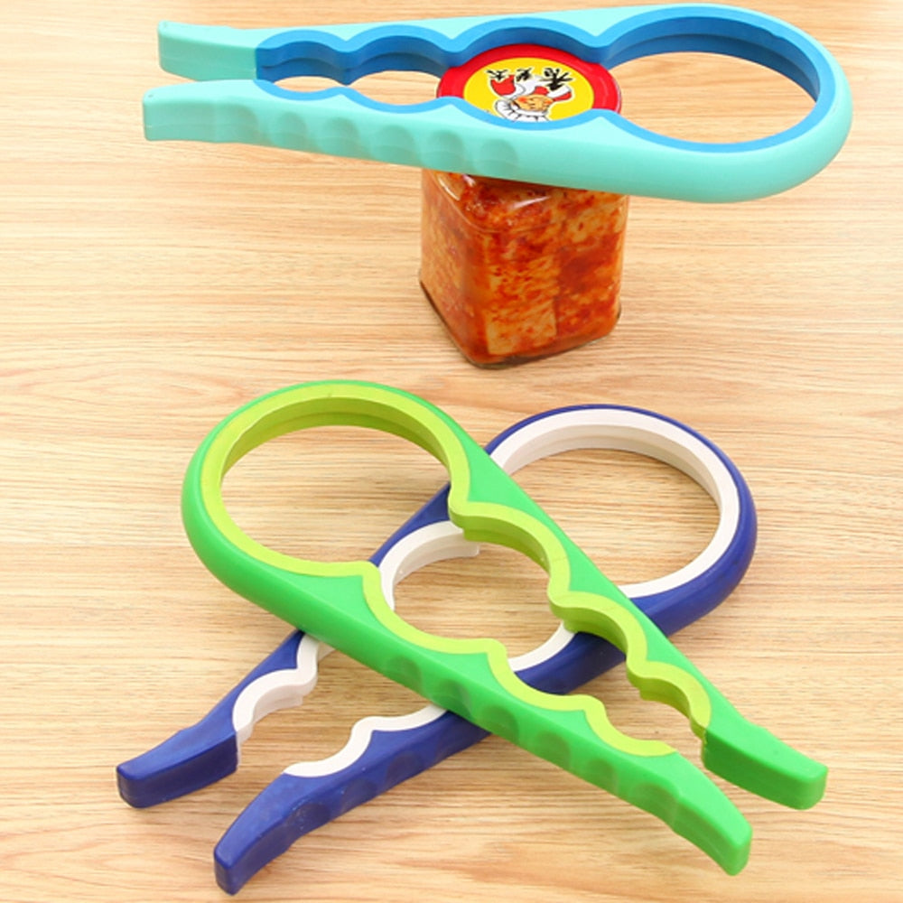 High Quality Screw Cap Jar Bottle Wrench 4 in 1 opener