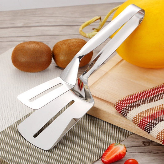 Stainless Fried Steak Shovel Barbecue Tongs Fish Shovel