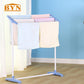 Floor Standing Cloth Towel Rack Trouser Holder Laundry Rail Rack Bath Towel Drying Rod