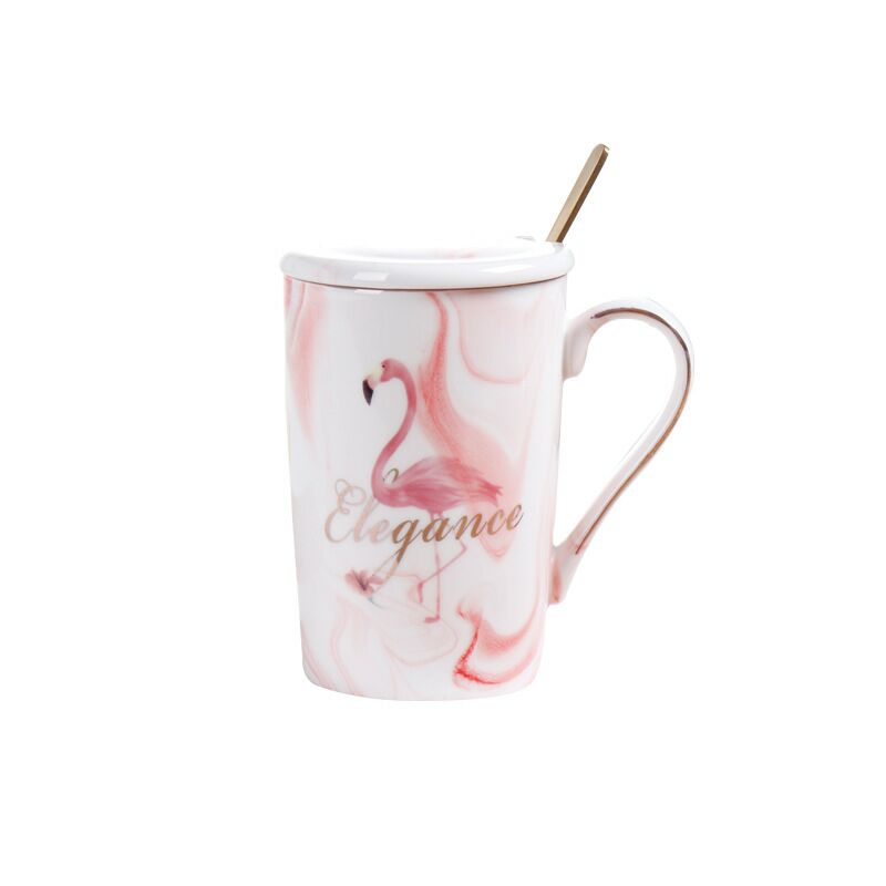 Mr Mrs Flamingo Couple Cup and Mug Gift Box