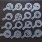 16Pcs/Lot Creative Plastic Garland Mold