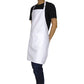 KEFEI New Lady Women White Manufacturer Cleanroom Chef Pattern Cotton Kitchen Apron Custom Pinafore