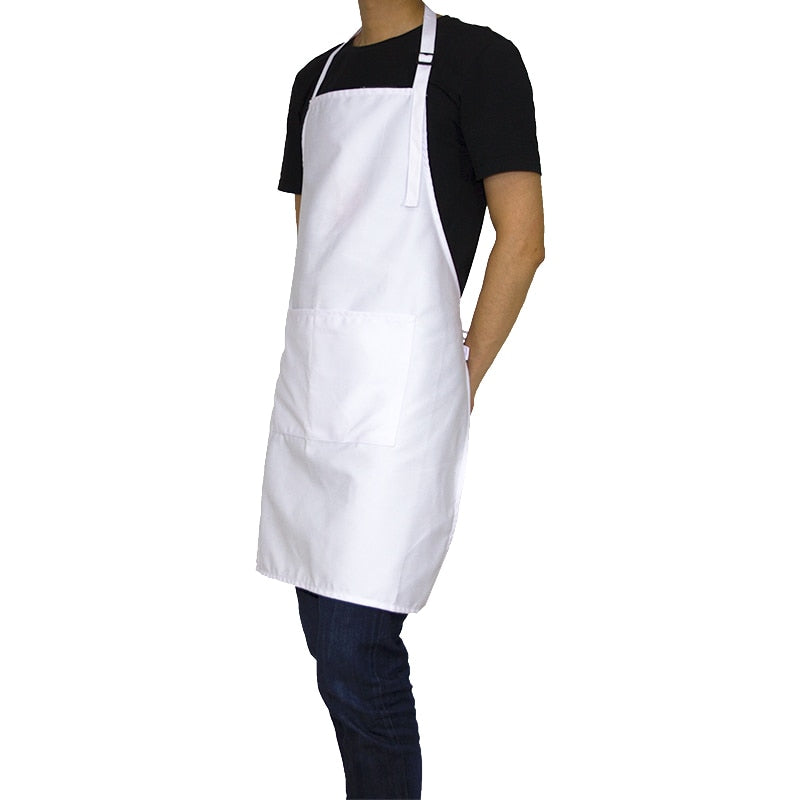 KEFEI New Lady Women White Manufacturer Cleanroom Chef Pattern Cotton Kitchen Apron Custom Pinafore