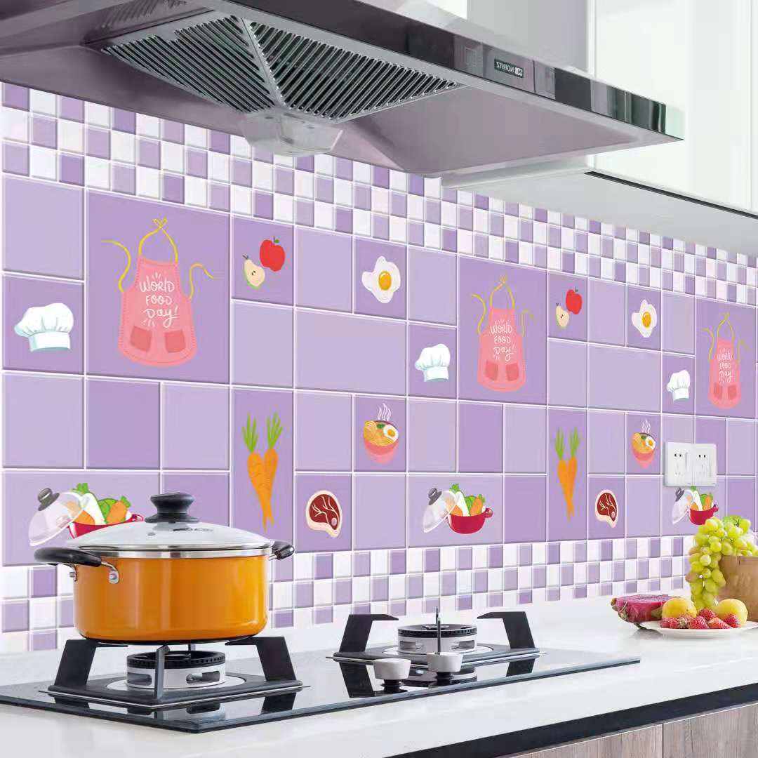 Kitchen Oil-proof Self Adhesive Wallpaper Wall Stickers