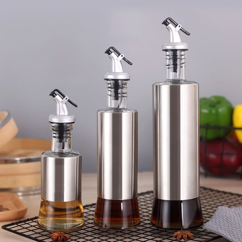 Kitchen Olive Oil Cruet Bottle Vinegar Dispenser Oil Container