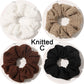 5pcs Satin Silk Scrunchies Women Elastic Rubber Hair Bands