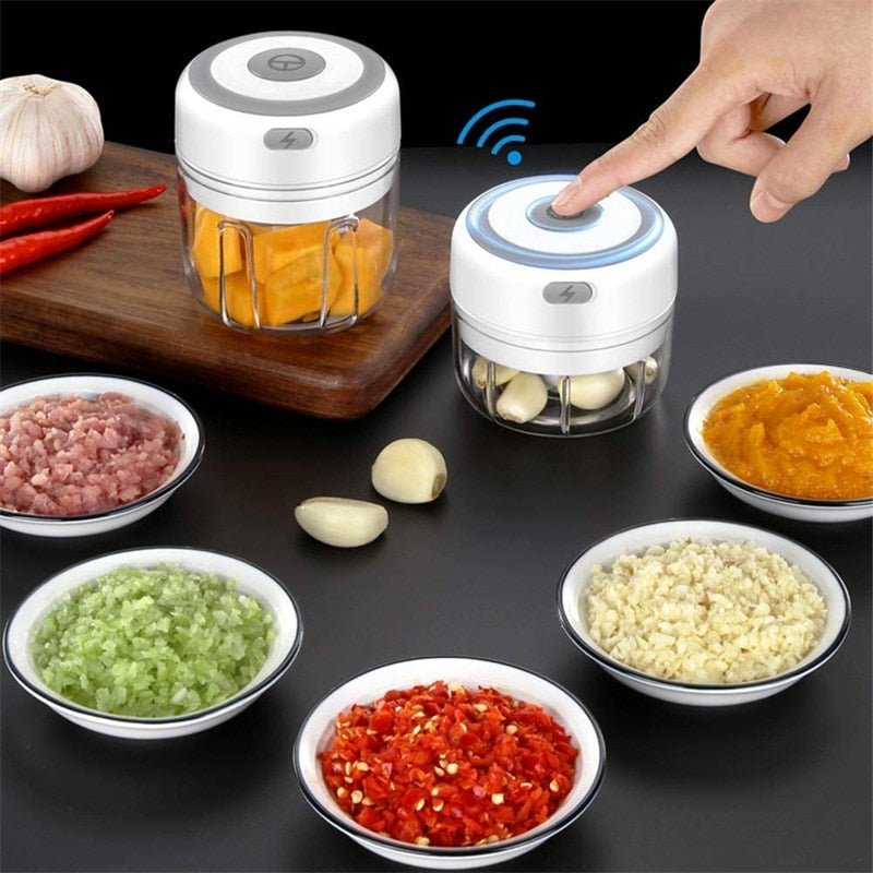 Mini USB Wireless Electric Garlic Masher