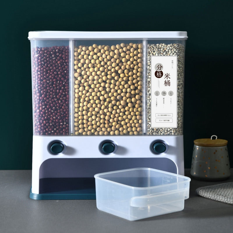 Automatic Plastic Cereal Dispenser Storage Box