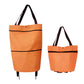 Oxford Cloth Reusable Foldable Shopping Pull Cart Trolley Bag