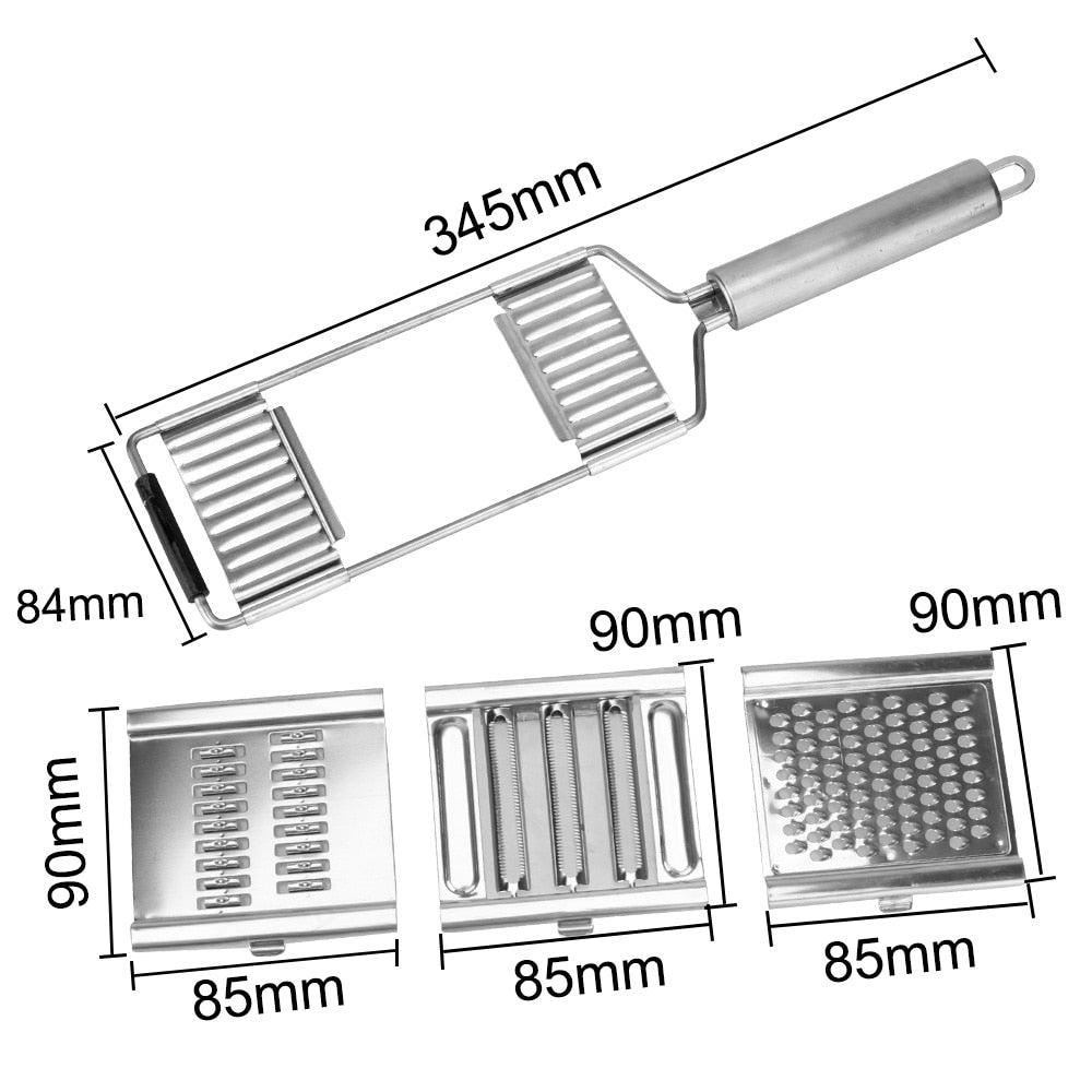 Stainless Steel Vegetable Slicer Grater Cutter