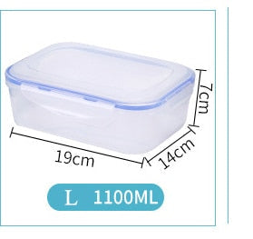 3pcs Plastic Lunch Box For Kids Bento Box Food Storage Container