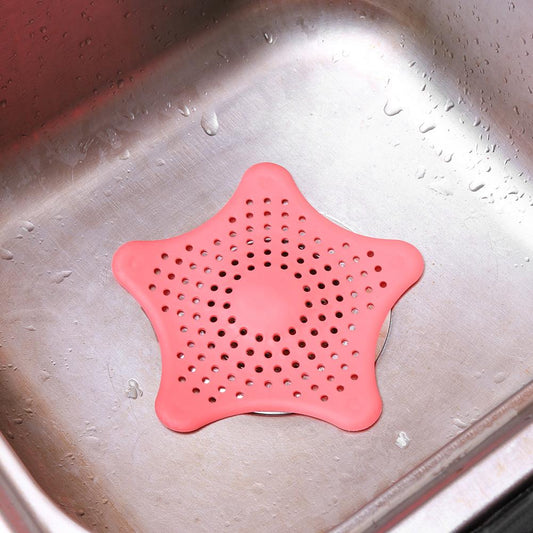 Soft Sea Star Shape Drain Bath Hair Catcher