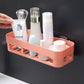 Multifunction Shelf Sponge Drain Rack Bathroom Storage