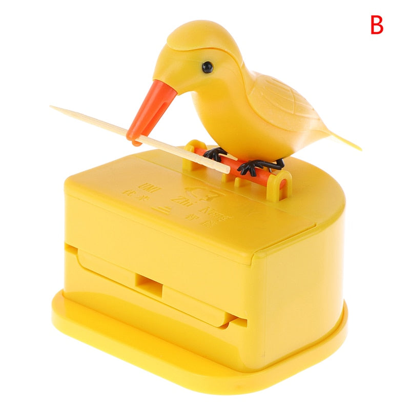 1PCS Toothpick Holder Dispenser Cute Bird Toothpick Dispenser