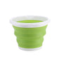 Collapsible Bucket Portable Folding Bucket Lid Silicone Car Washing Bucket Children Outdoor Fishing Travel Home Storage