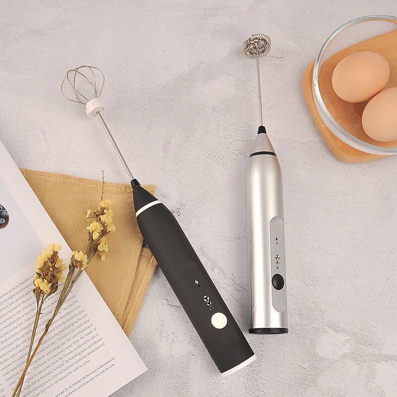 USB Electric Egg Whisk Automatic Handhold Foam Coffee Maker