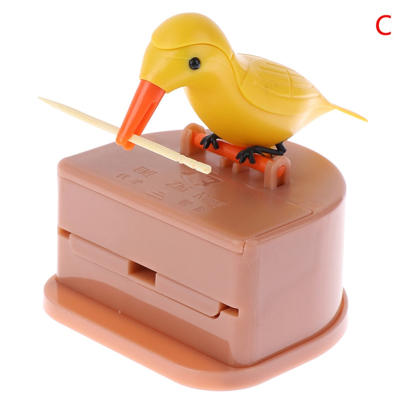 1PCS Toothpick Holder Dispenser Cute Bird Toothpick Dispenser