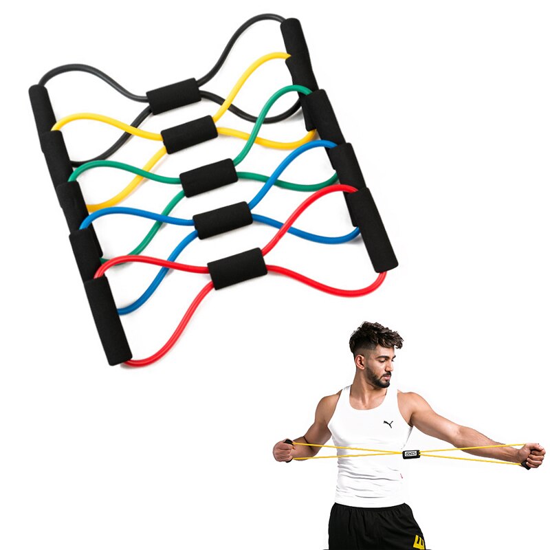 Fitness Body Building Resistance Bands Exercise Bands