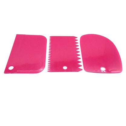 Plastic Cake Pasty Scraper Baking Fondant Tools