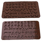 Silicone Chocolate Mold 26 Letter Number Chocolate Baking Tools