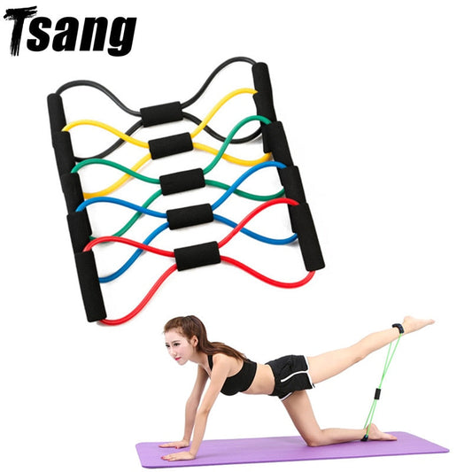 Fitness Body Building Resistance Bands Exercise Bands