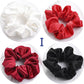 5pcs Satin Silk Scrunchies Women Elastic Rubber Hair Bands