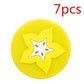 6 PCS Fruit Shape Silicone Cup Pad Slip Insulation Pad Cup Mat