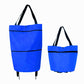 Oxford Cloth Reusable Foldable Shopping Pull Cart Trolley Bag