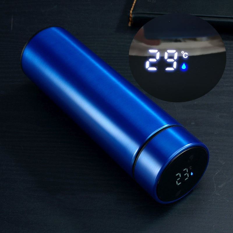 500ml Thermos Bottle Temperature Display Stainless Steel