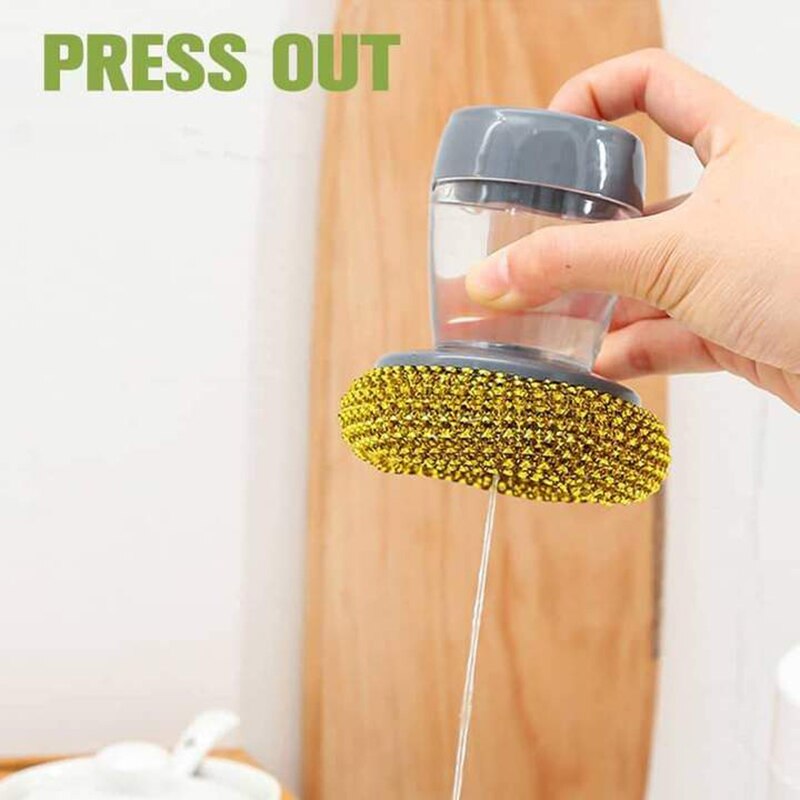 Multifunctional Pressing Cleaning Brush