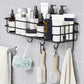 Punch-Free Corner Storage Rack Shower Basket Bathroom Accessories