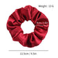 5pcs Satin Silk Scrunchies Women Elastic Rubber Hair Bands