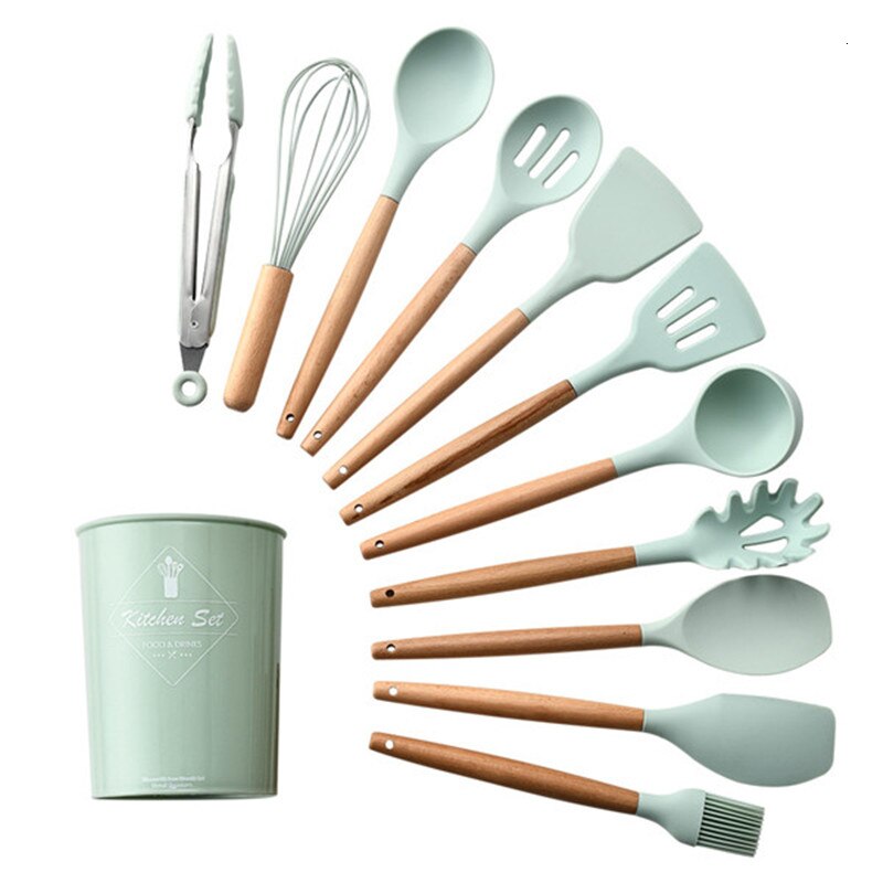 13pcs Kitchen Utensil Set High Quality Silicone Cooking Tools Set