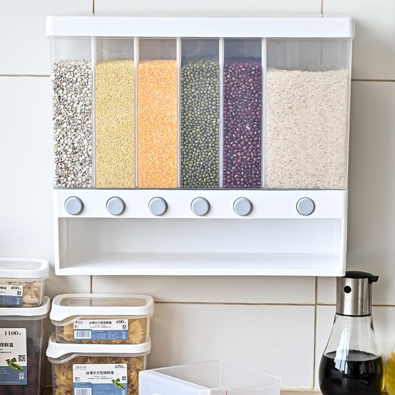 Automatic Plastic Cereal Dispenser Storage Box