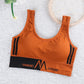 Girl Cotton Sport Training Bra  Solid Color Wide Strap