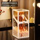 dust-proof eye shadow brush storage box with colorful pearls