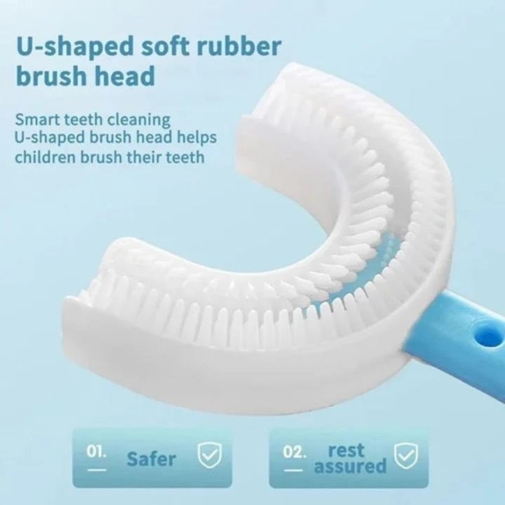 Toothbrush for Children U Shaped Kids Child Toothbrush