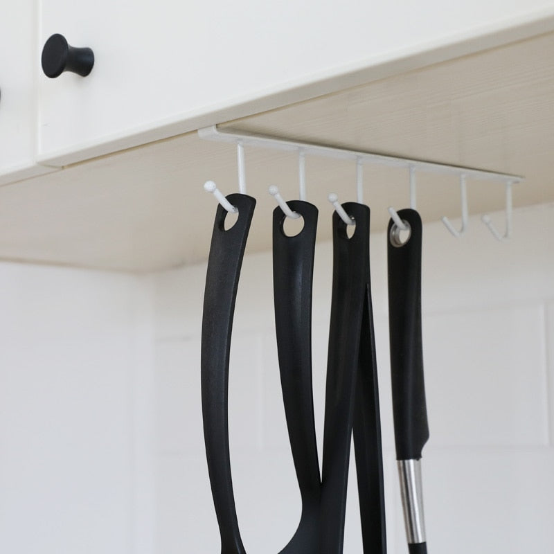 wardrobe multifunctional hook kitchen cabinet 6 hook hook