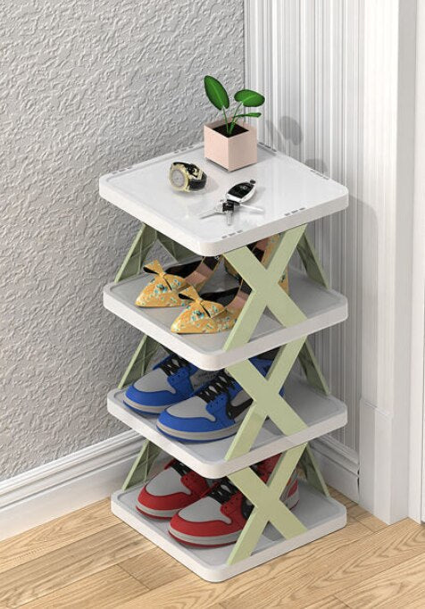 Multi Layer Folding Shoes Storage Organizer