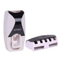 Automatic Toothpaste Dispenser Wall Mount Dust-proof Toothbrush Holder Wall Mount Storage Rack Bathroom Accessories Set Squeezer