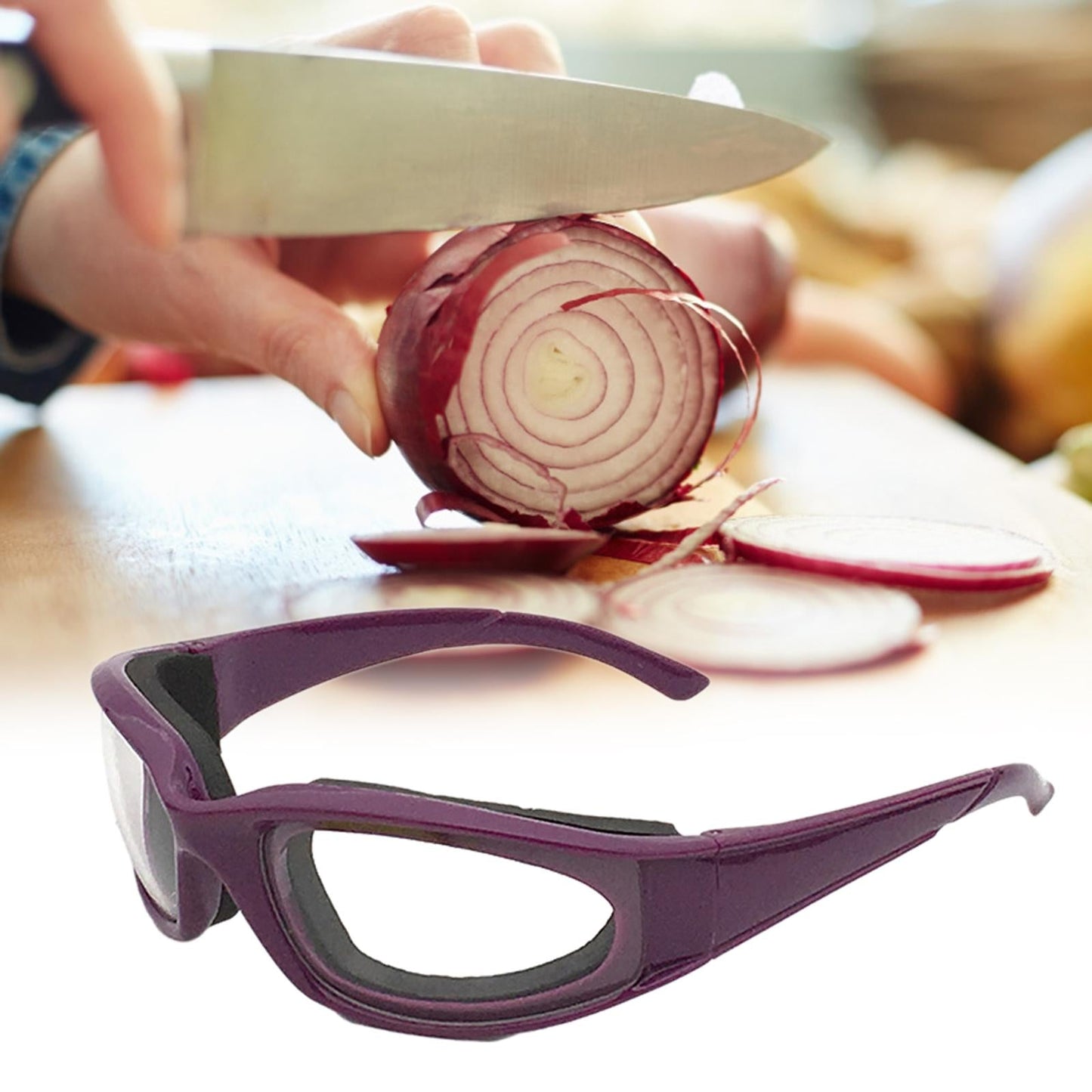 Practical Onion Goggles Tear Free Sponge Inside Eyewear Protect Eye Glasses