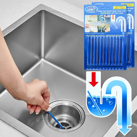 Kitchen Sink Sewer Cleaning Agent Washbasin Toilet Bathtub Pipe Cleaning Sticks